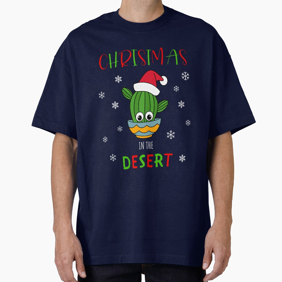 Christmas In The Desert - Cactus With A Santa Hat In A Bowl by DreamCactus
