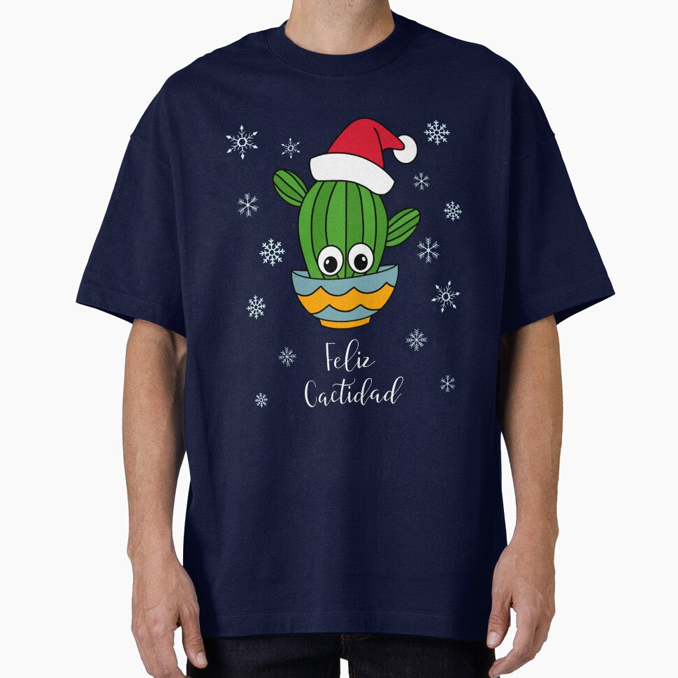 Feliz Cactidad - Cactus With A Santa Hat In A Bowl by DreamCactus