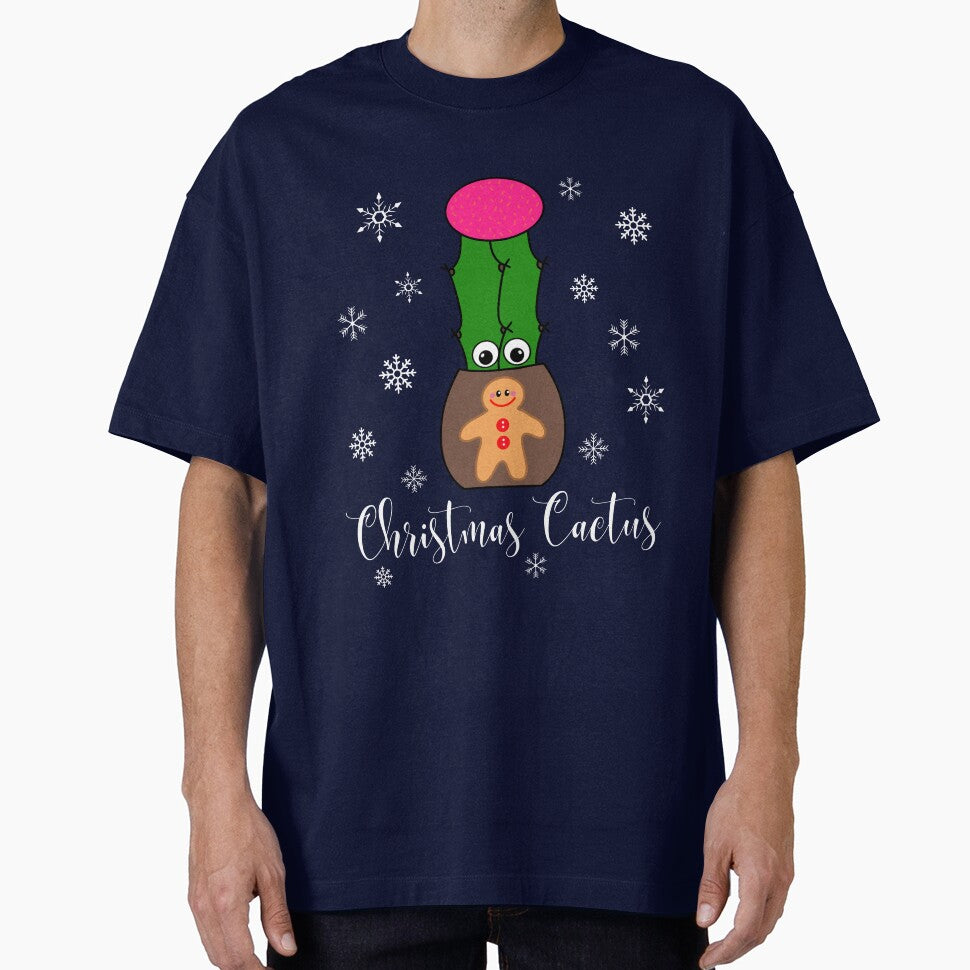 Christmas Cactus - Hybrid Cactus In Gingerbread Man Pot by DreamCactus