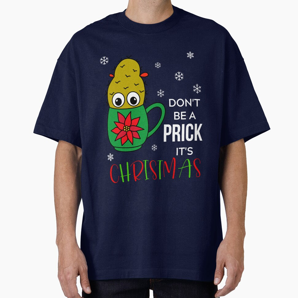 Don't Be A Prick It's Christmas - Small Christmas Cactus In Poinsettia Mug by DreamCactus