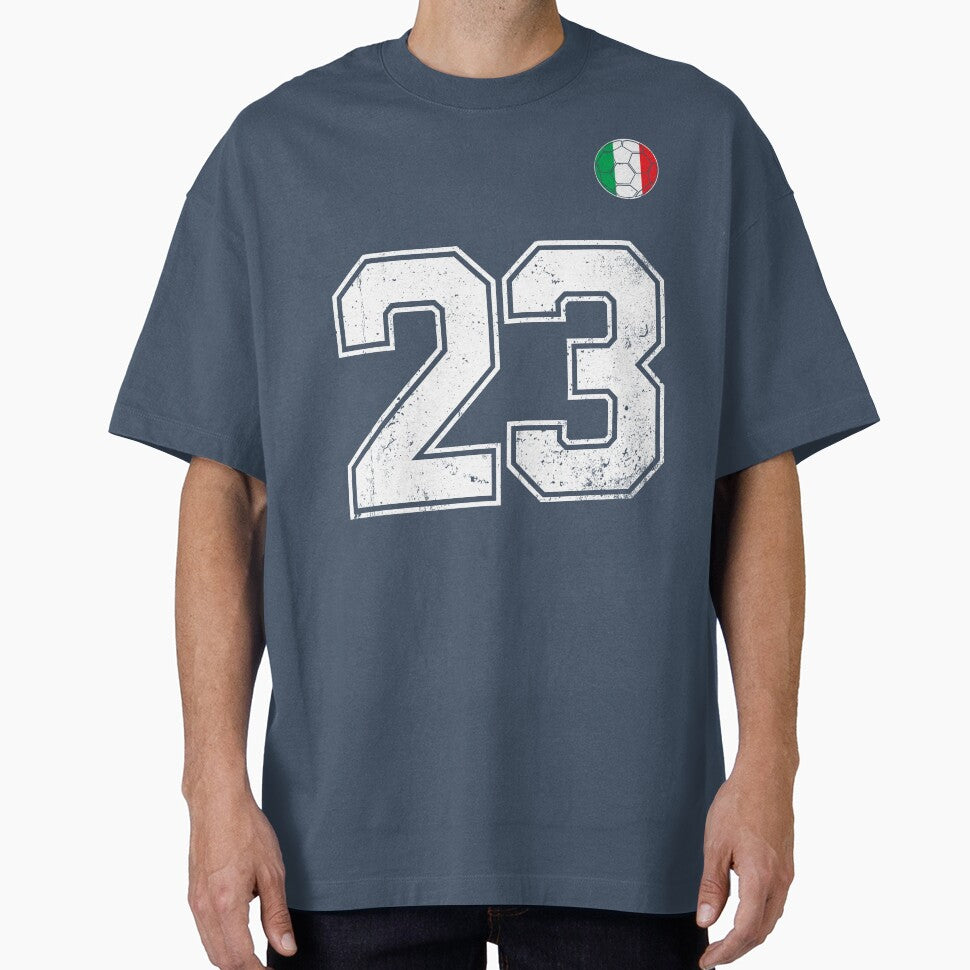 Italy Soccer Number 23 Vintage Sports Fan by RoyesButler
