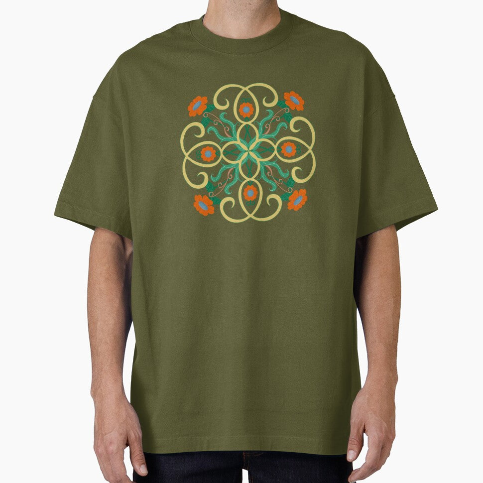 Floral Mandala by Janet Burns