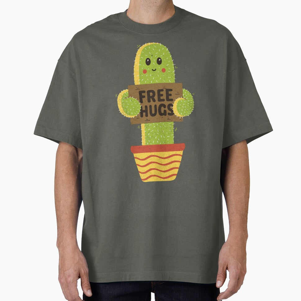 Free Hugs Cactus by Sretensshop
