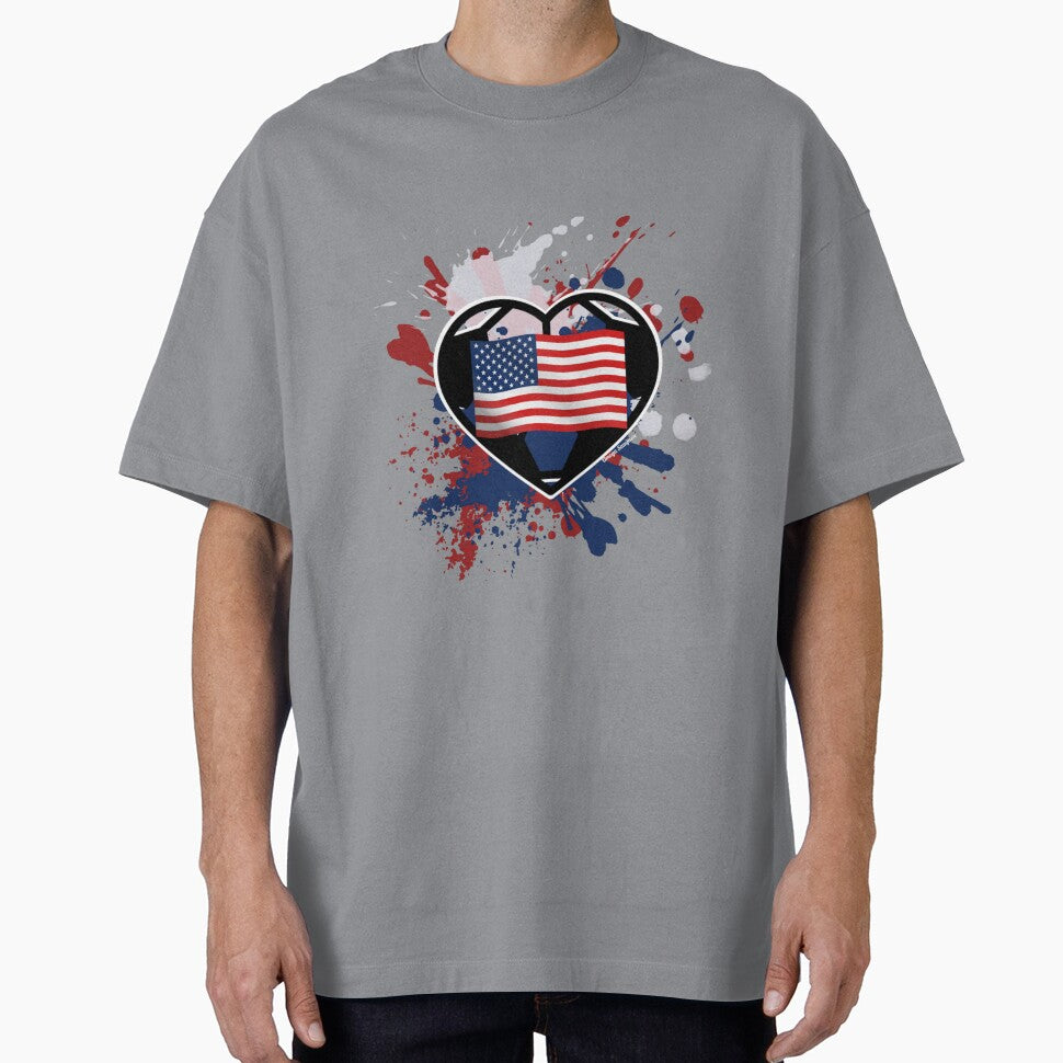 USA Flag Soccer Heart by artbyomega