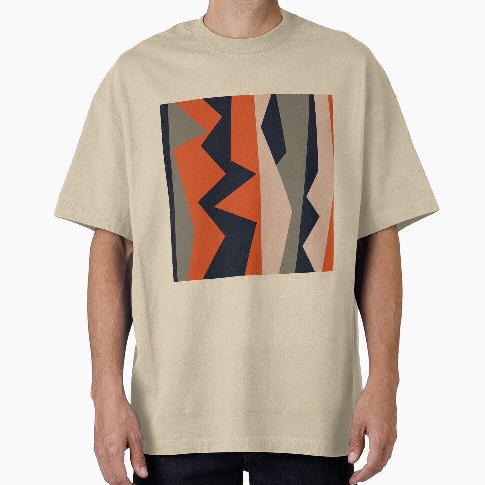 Geometric Submarine Pie in Red & Black by Rob Colvin
