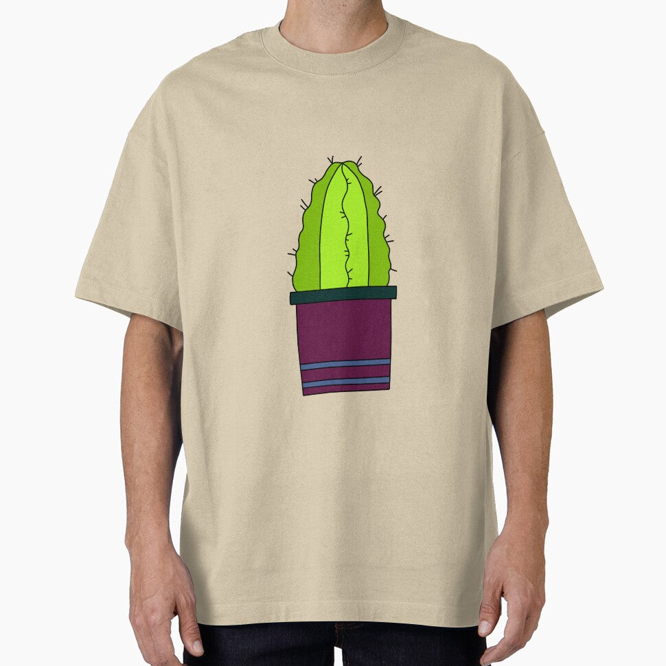 Cute Cactus Design #51: Purple Pot Cactus by DreamCactus