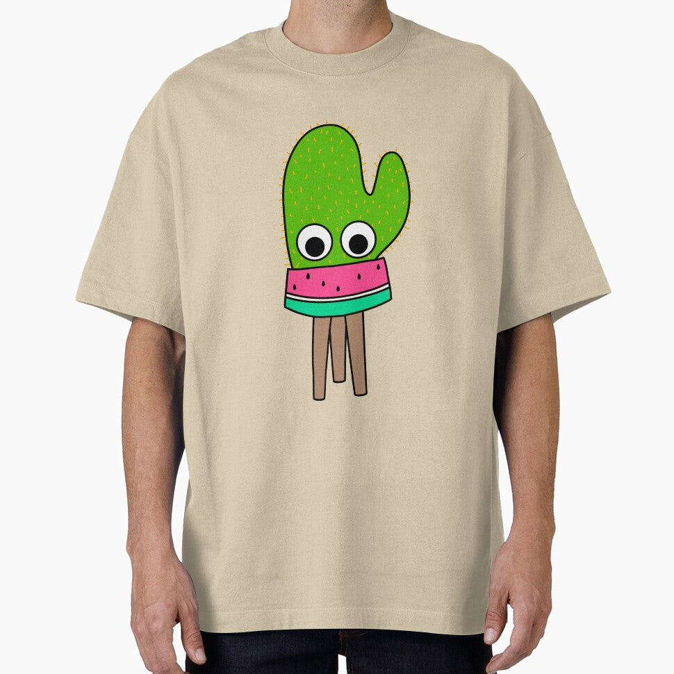 Cute Cactus Design #234: Cute Cactus In Watermelon Planter by DreamCactus