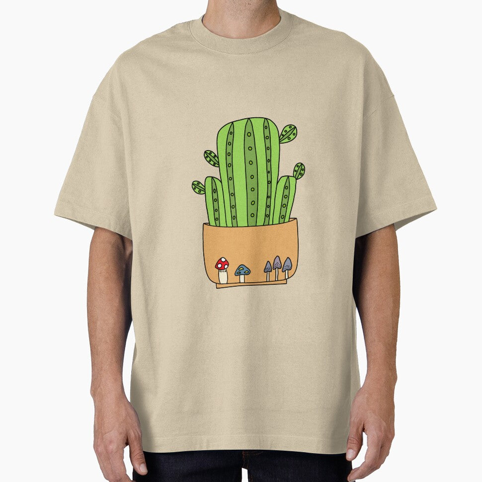 Cute Cactus Design #84: Mush-Room For Cacti by DreamCactus