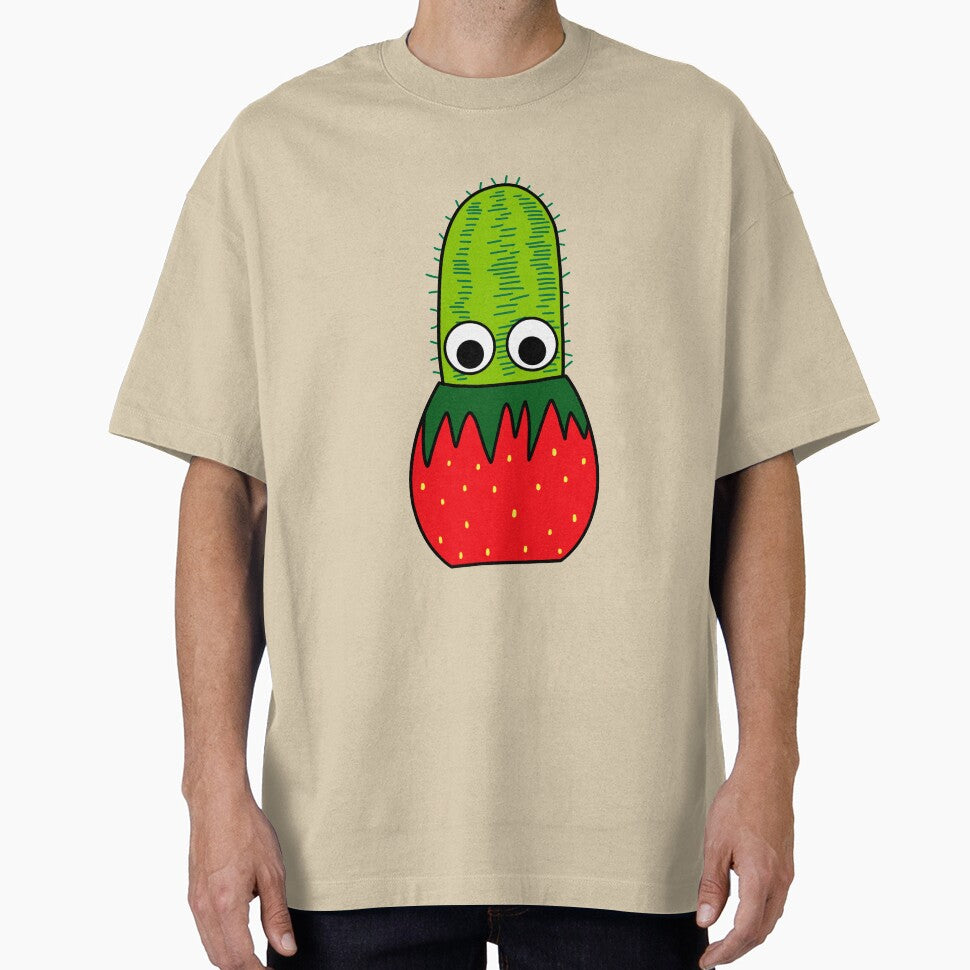 Cute Cactus Design #221: Cactus In Strawberry Pot by DreamCactus