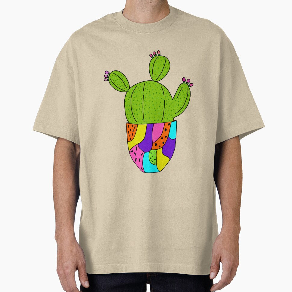 Cute Cactus Design #85: Super Colourful Cactus Pot by DreamCactus