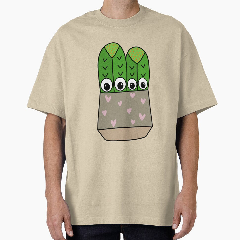 Cute Cactus Design #268: Cacti In Soft Hearts Pot by DreamCactus