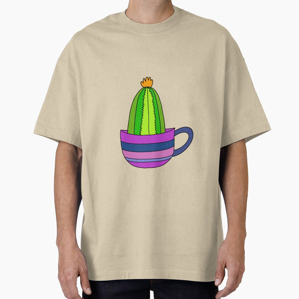 Cute Cactus Design #92: Tiny Cactus In A Teacup by DreamCactus