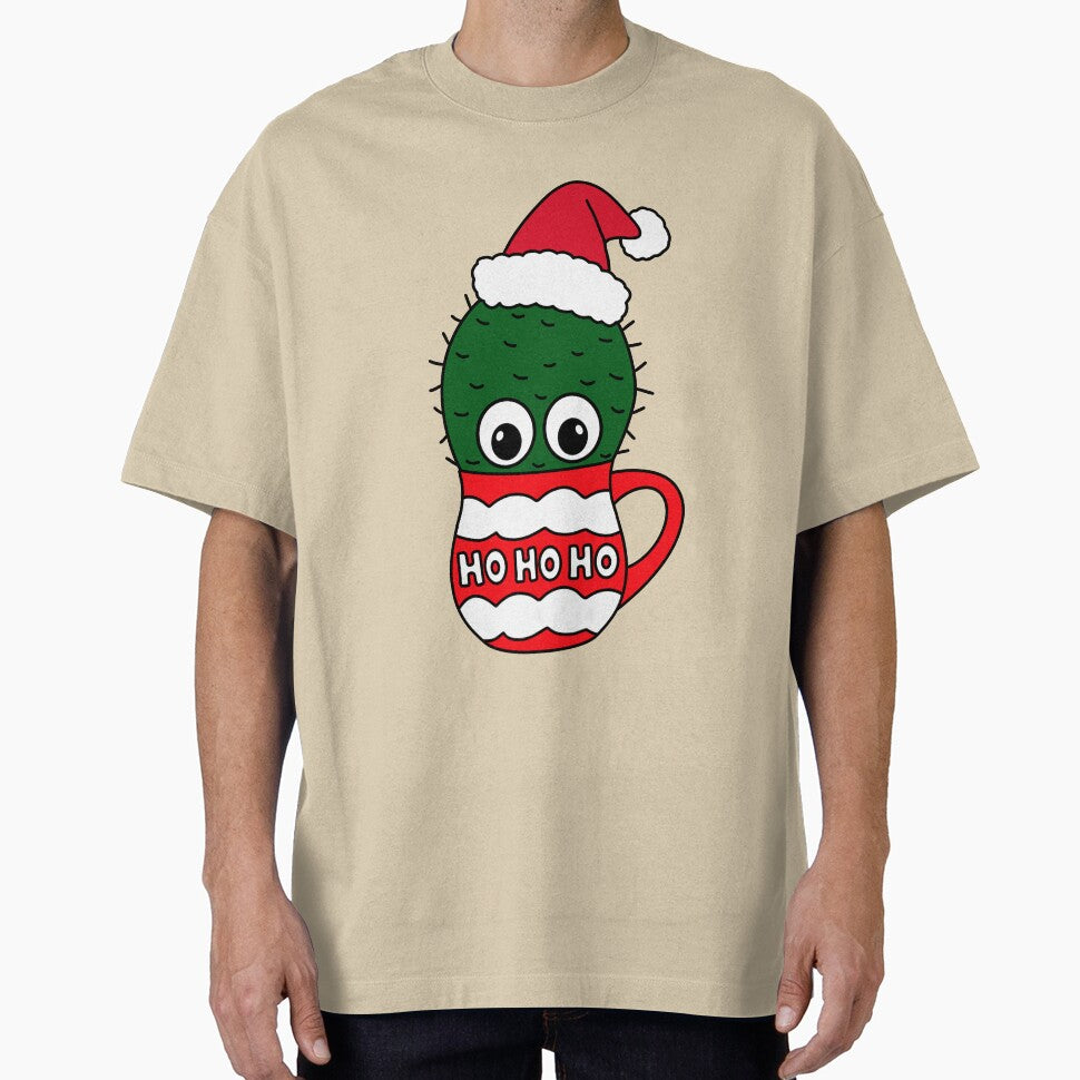 Cute Cactus Design #323: Cactus With A Santa Hat In A Christmas Mug by DreamCactus