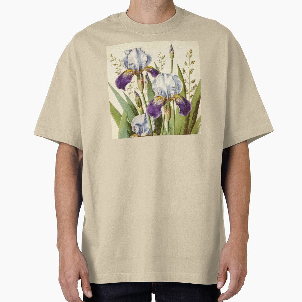 Vintage Iris Botanical Illustration by Rutvain