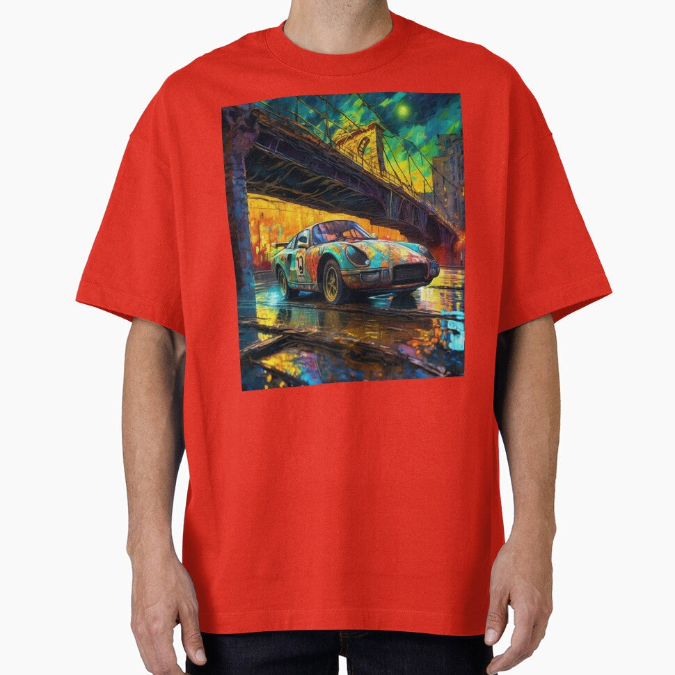 "Graffiti Rush: Racing Through the Neon Underpass" by Artisticanvas