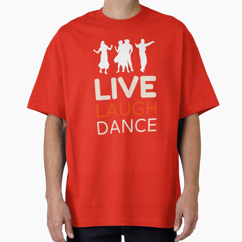 Live Laugh Dance - Short Motivational Quotes | Colorful Stylish Dance Typography by Delandor