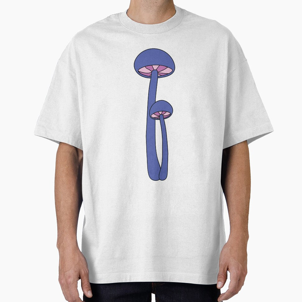 Blue Mushroom Sticker by morayburn