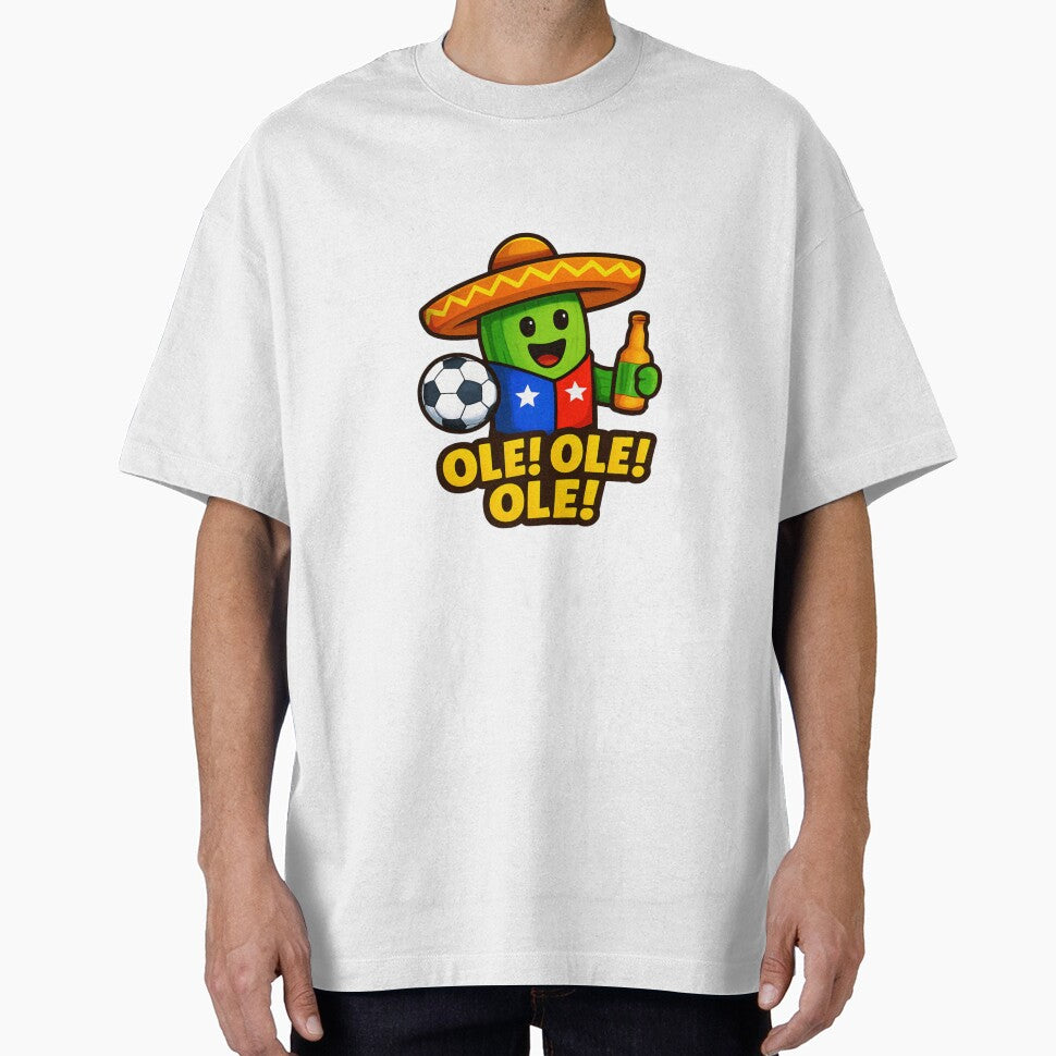 Ole Ole Ole Funny Football Cactus by Pixanova
