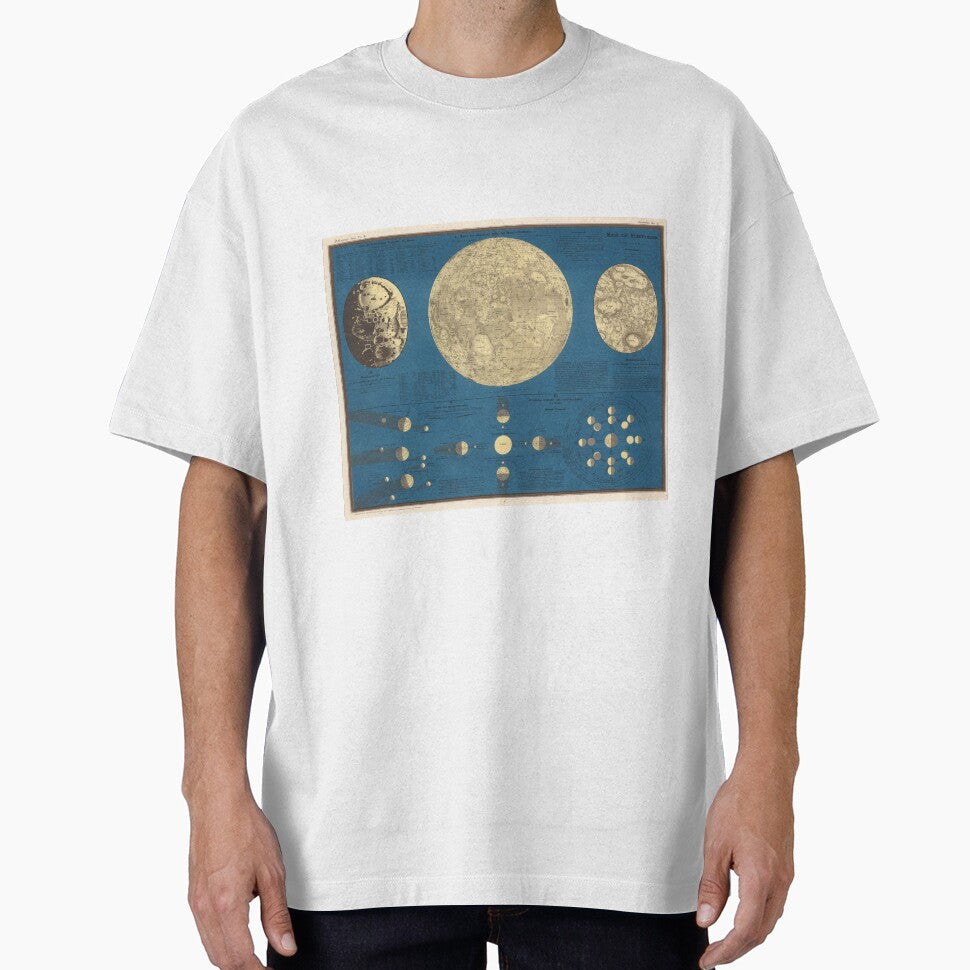 Vintage Map of The Moon (1857) by BravuraMedia