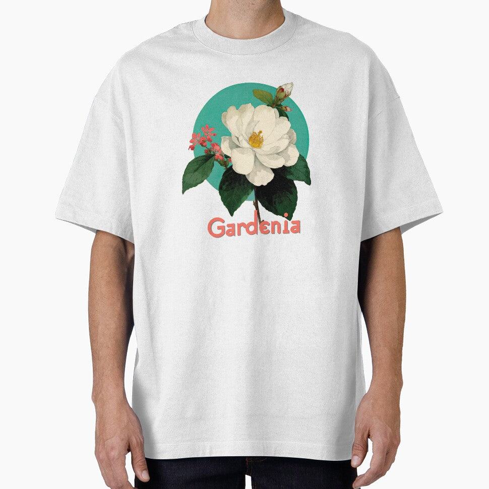 Gardenia Bloom Botanical Retro Art by ForeverPrintsOK