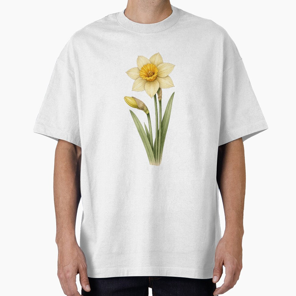 Narcissus Pseudonarcissus Vintage Botanical Print | Antique Daffodil Wall Art by Darlin8888