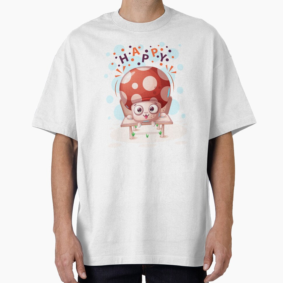 Happy Cute Cartoon Mushroom - Mushroom Meme by ildafdhome