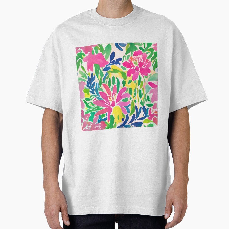 Summer garden abstract floral by SophieClimaArt
