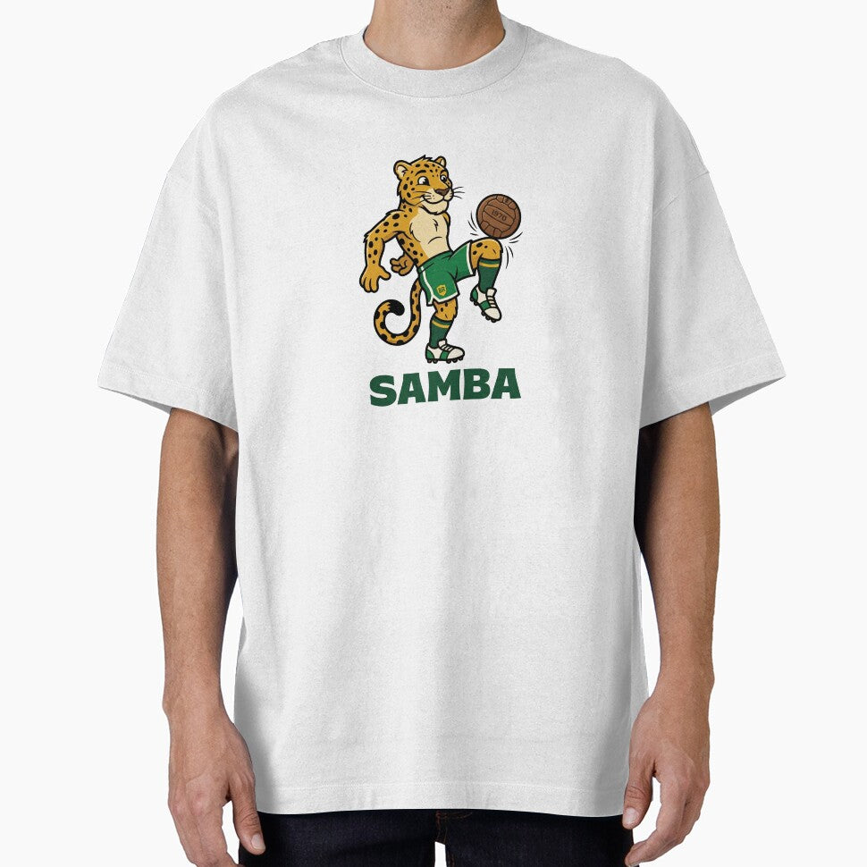 Retro Brazil Soccer Jaguar Premium Mascot Sticker by Mr-wow