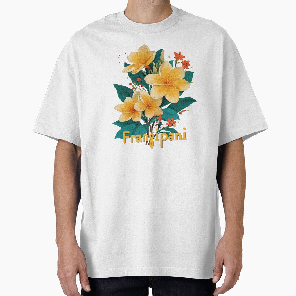 Frangipani – Tropical Bloom Illustration by ForeverPrintsOK