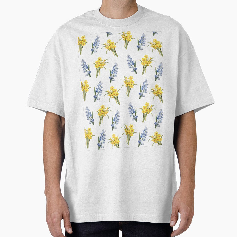 Daffodil and hyacinth spring flowers by LittleBettyMakes