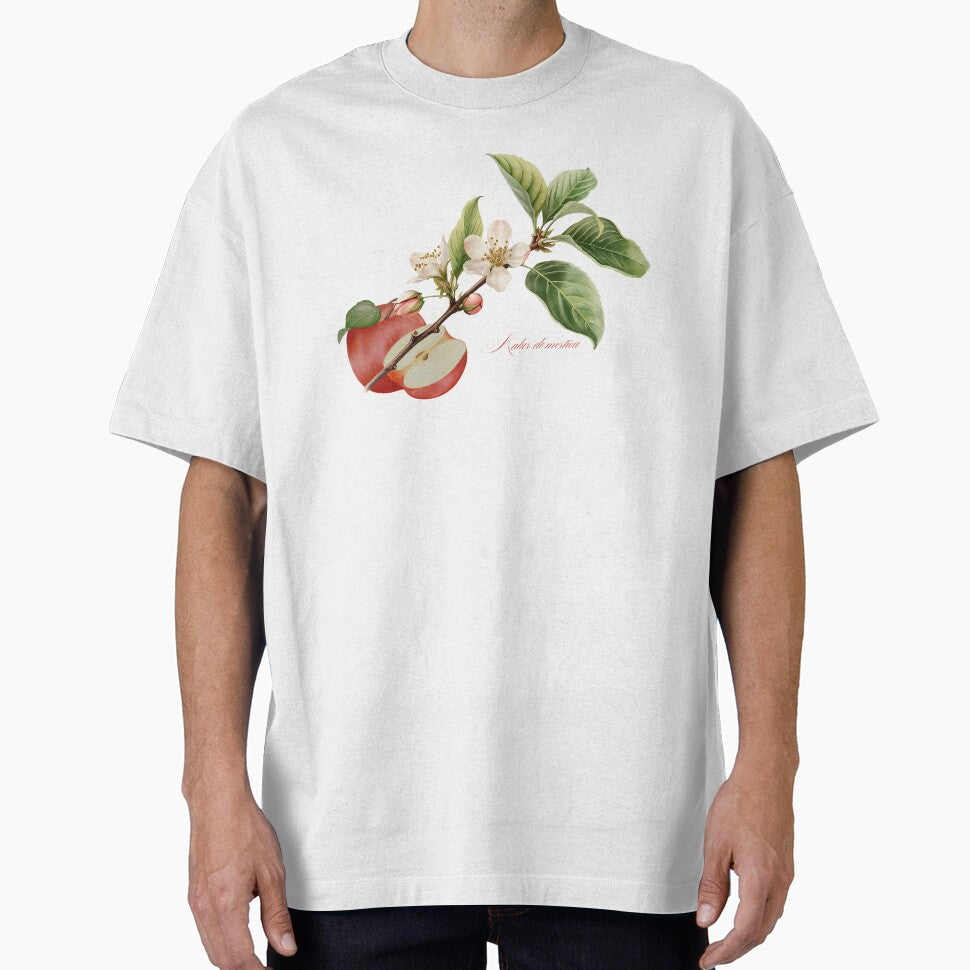 Malus domestica | Flowering Branch and Fruit Botanical Illustration by ChristinePartlow