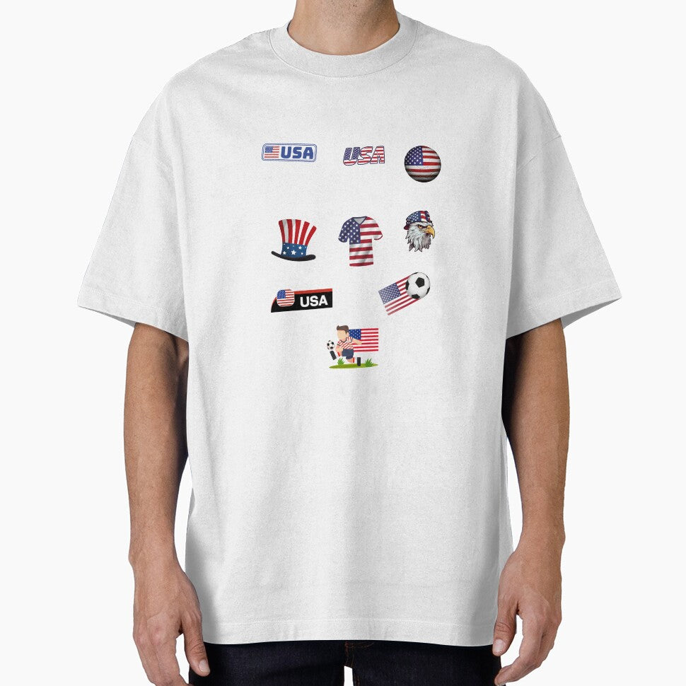 USA Soccer Patriotic Sticker Pack by KAWAII STUDIO NB