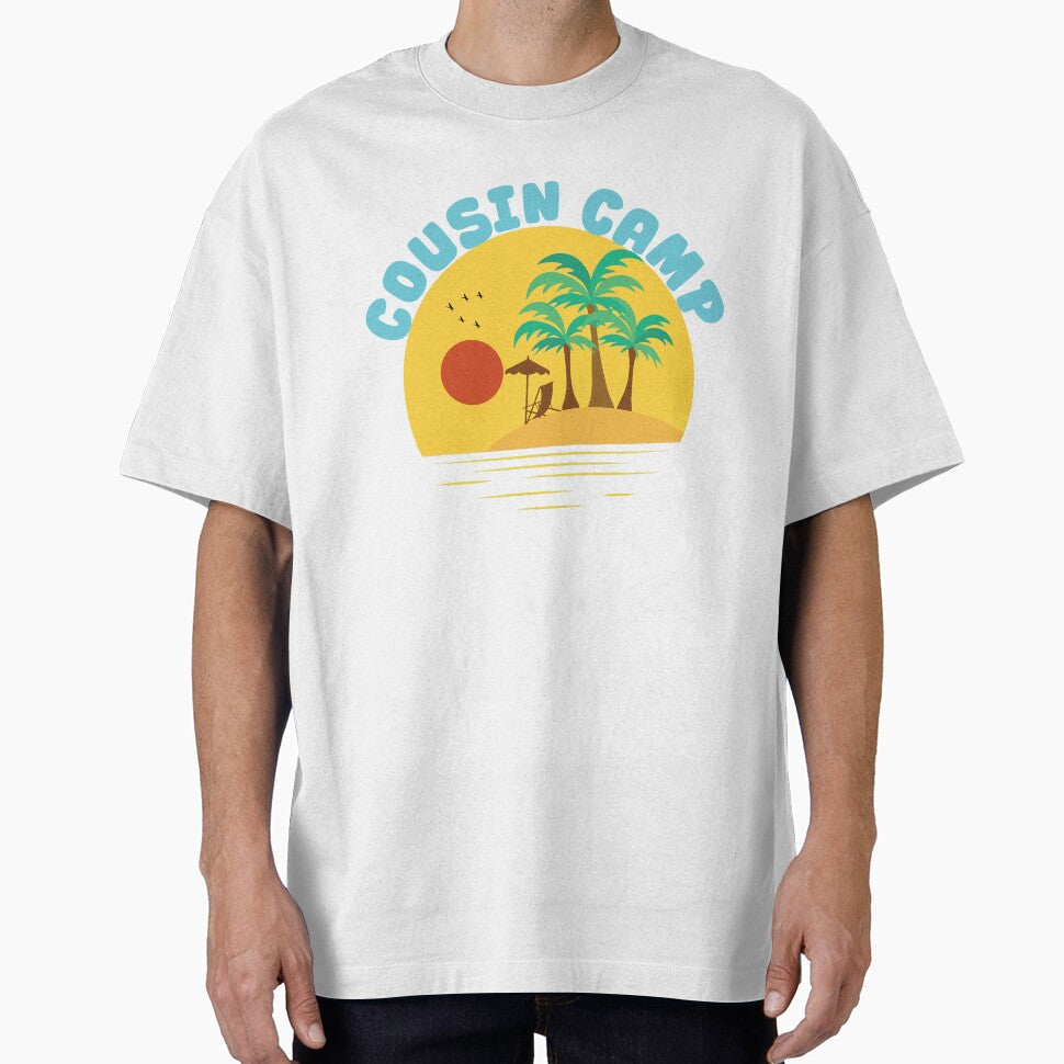 Cousin Camp Sunset Shirt – Family Reunion & Matching Vacation Design by PixelWaveBD