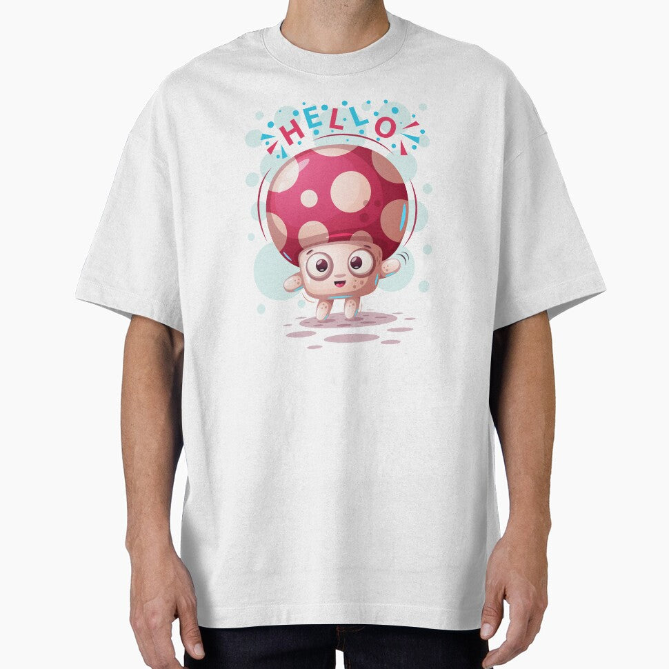 Hello Cute Cartoon Mushroom - Mushroom Meme by ildafdhome