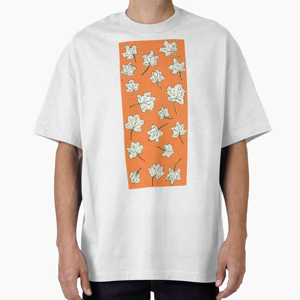 leaves pattern - orange by KarolinaSt