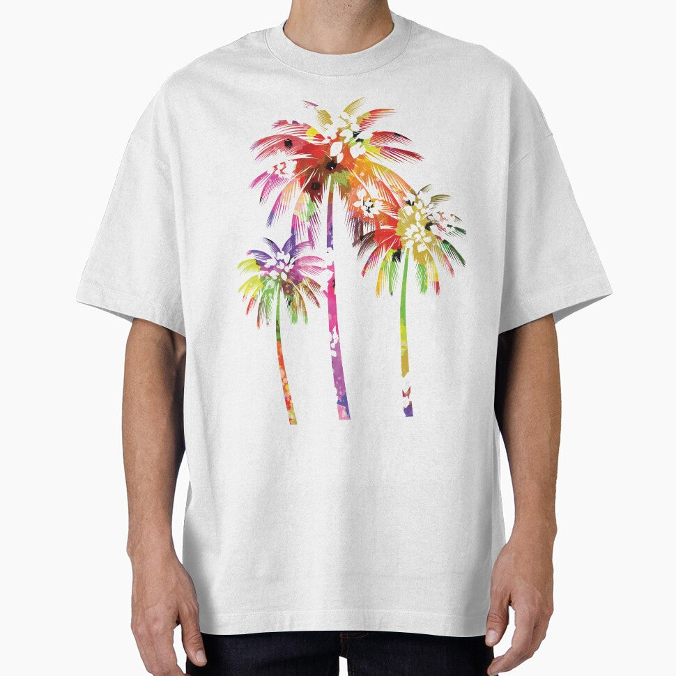 Patterned Palm Tree by Unaiza Khalid