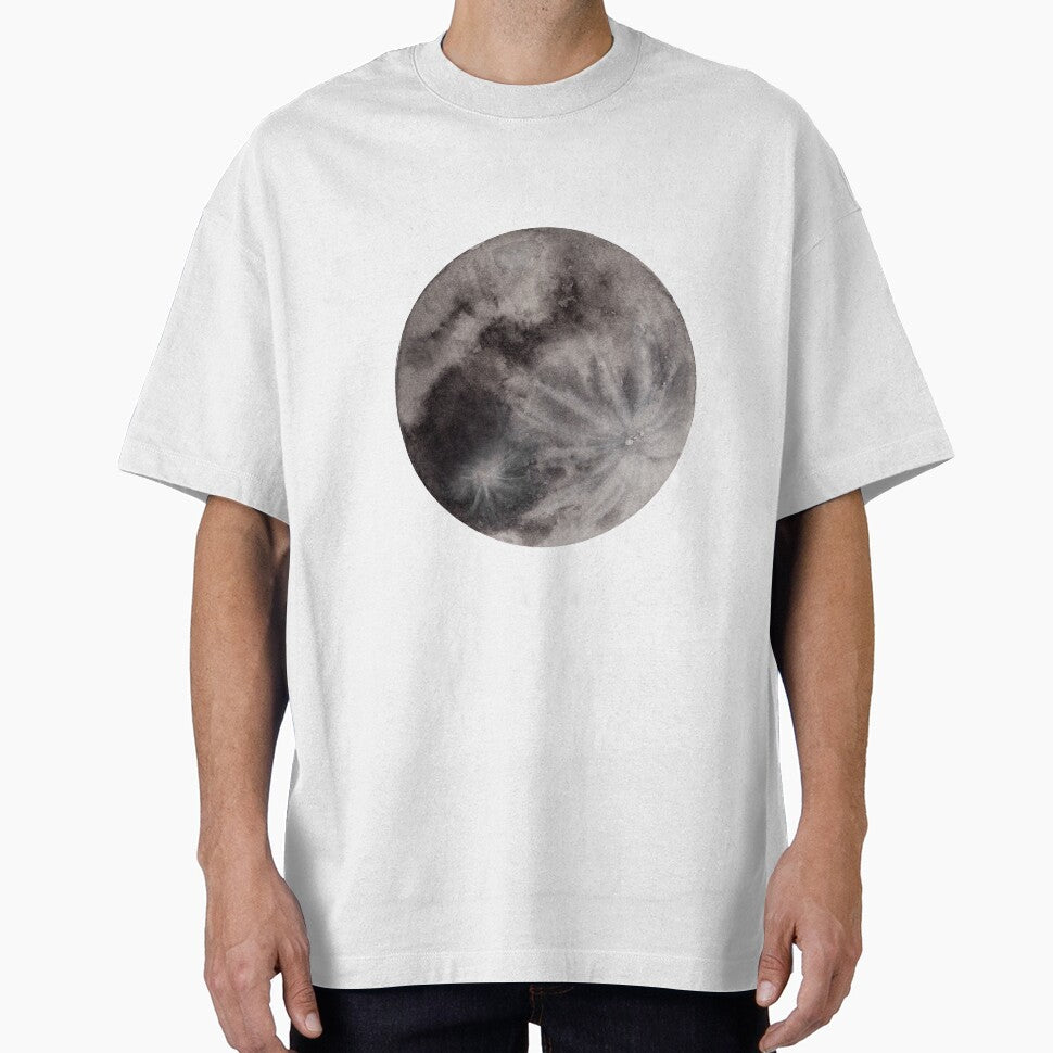 Watercolor Full Moon by EtherealSkyShop