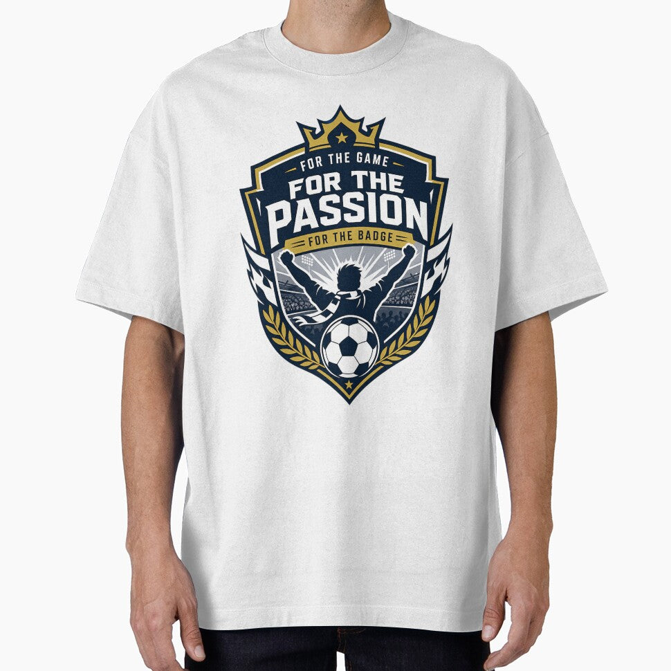 For the Game, For the Passion — Soccer Fan Vector Emblem Design by Jandedan