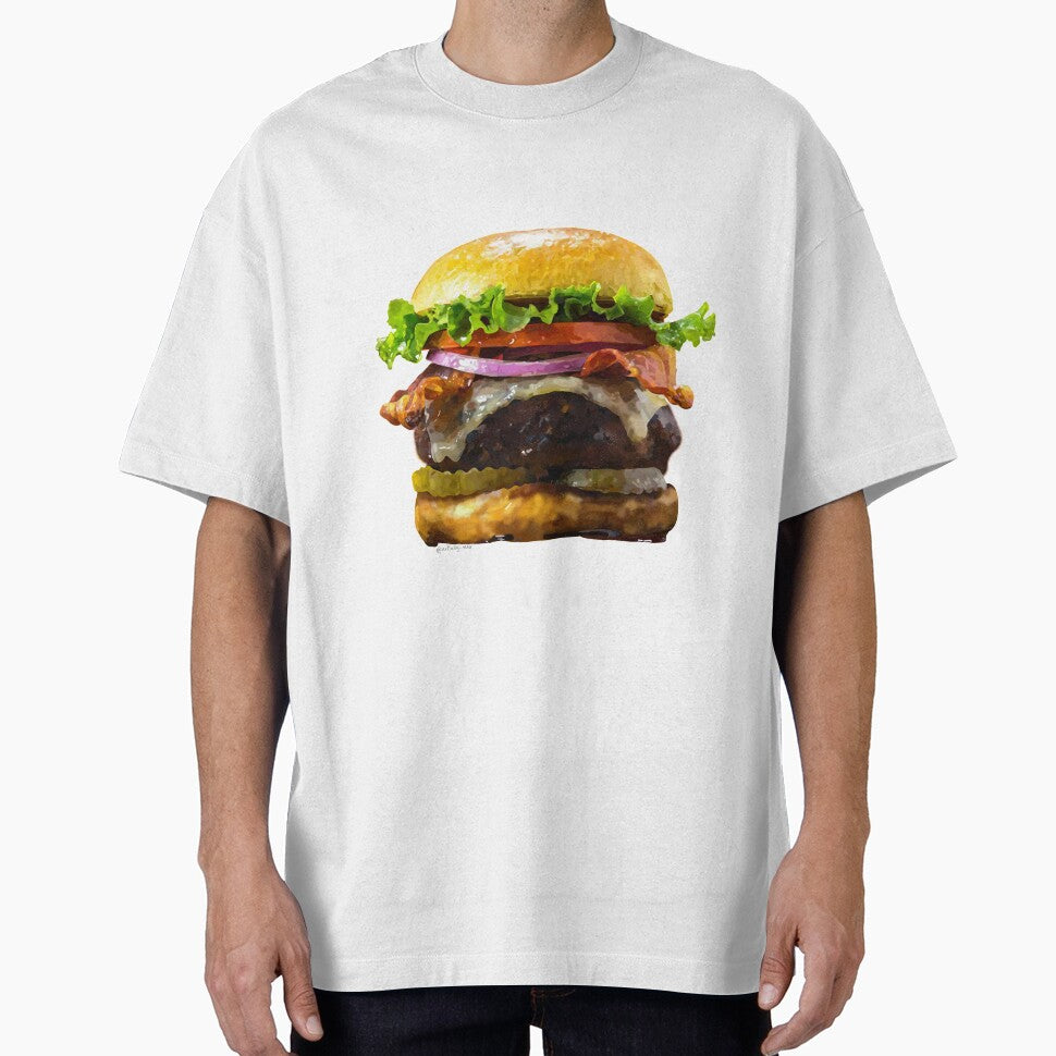 Realistic Burger Sticker by ArtfullyReka