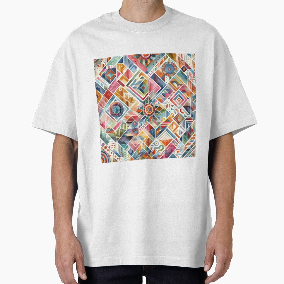 seamless geometric floral pattern by Dominika Farkašová