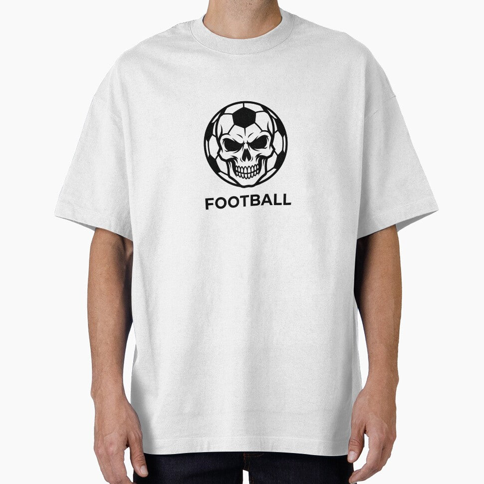 Fierce Soccer Skull Premium Minimalist Football Sticker by Mr-wow