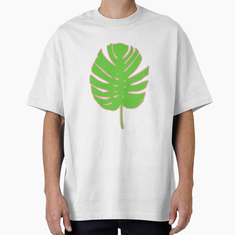 Pink monstera leaf by skylarmariee