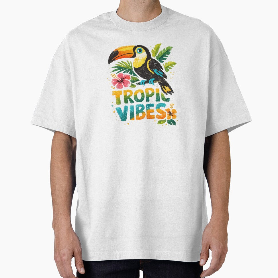 tropical vibes with a toucan by SergeyDigital