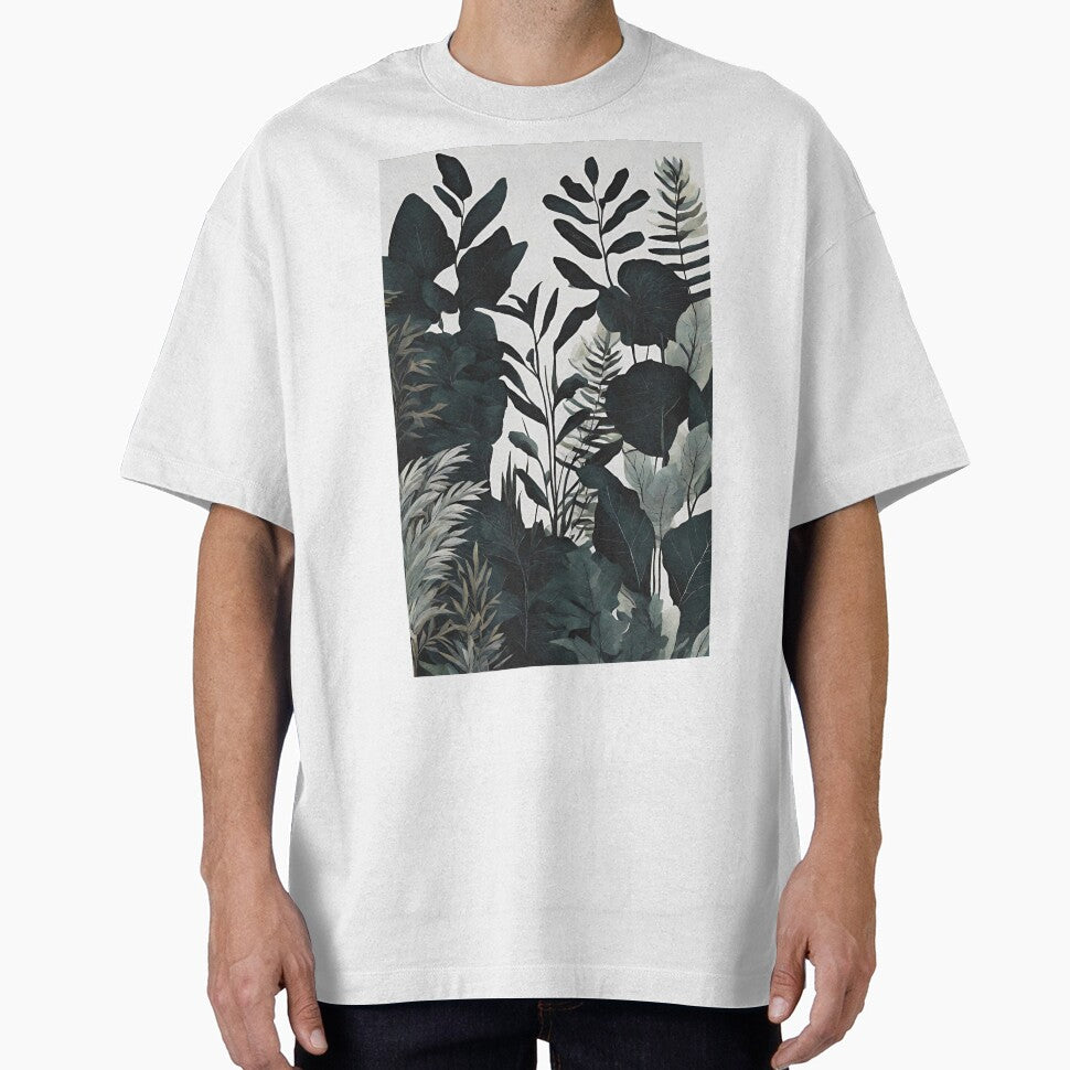 Dark Green Plants Foliage Leaves White Background by N0VEEN