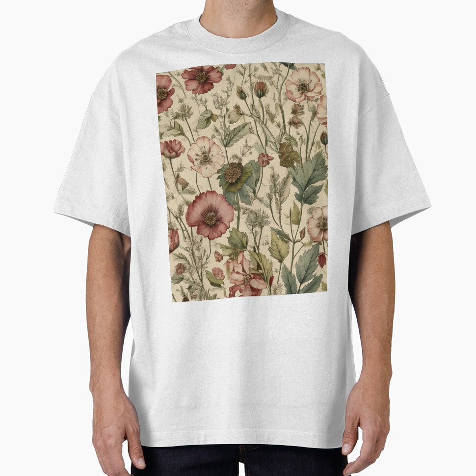 botanical illustration of wildflowers by Designbes