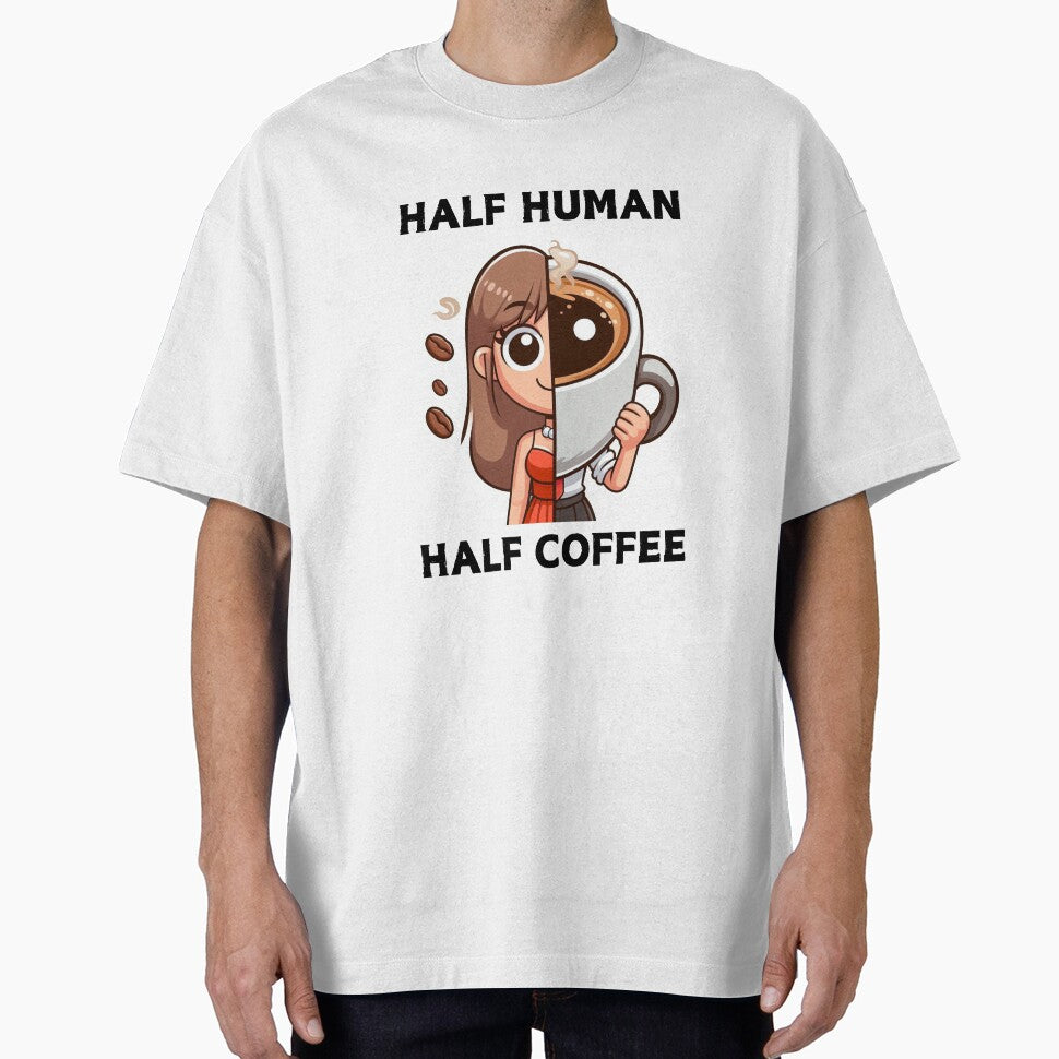 Half human half coffee by NanaCrafted