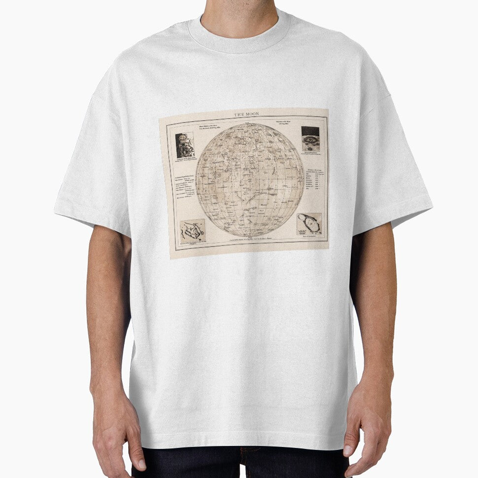 Vintage Map of The Moon (1900) by BravuraMedia