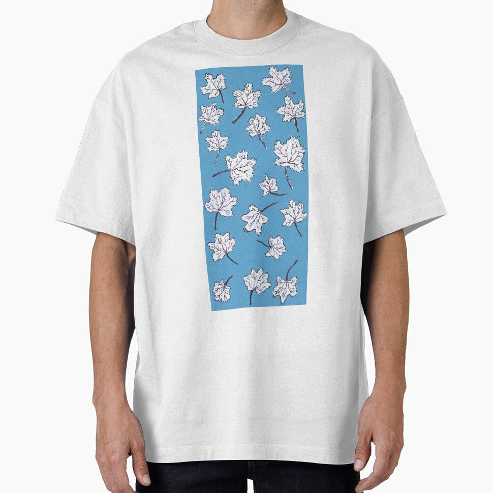 leaves pattern - blue by KarolinaSt