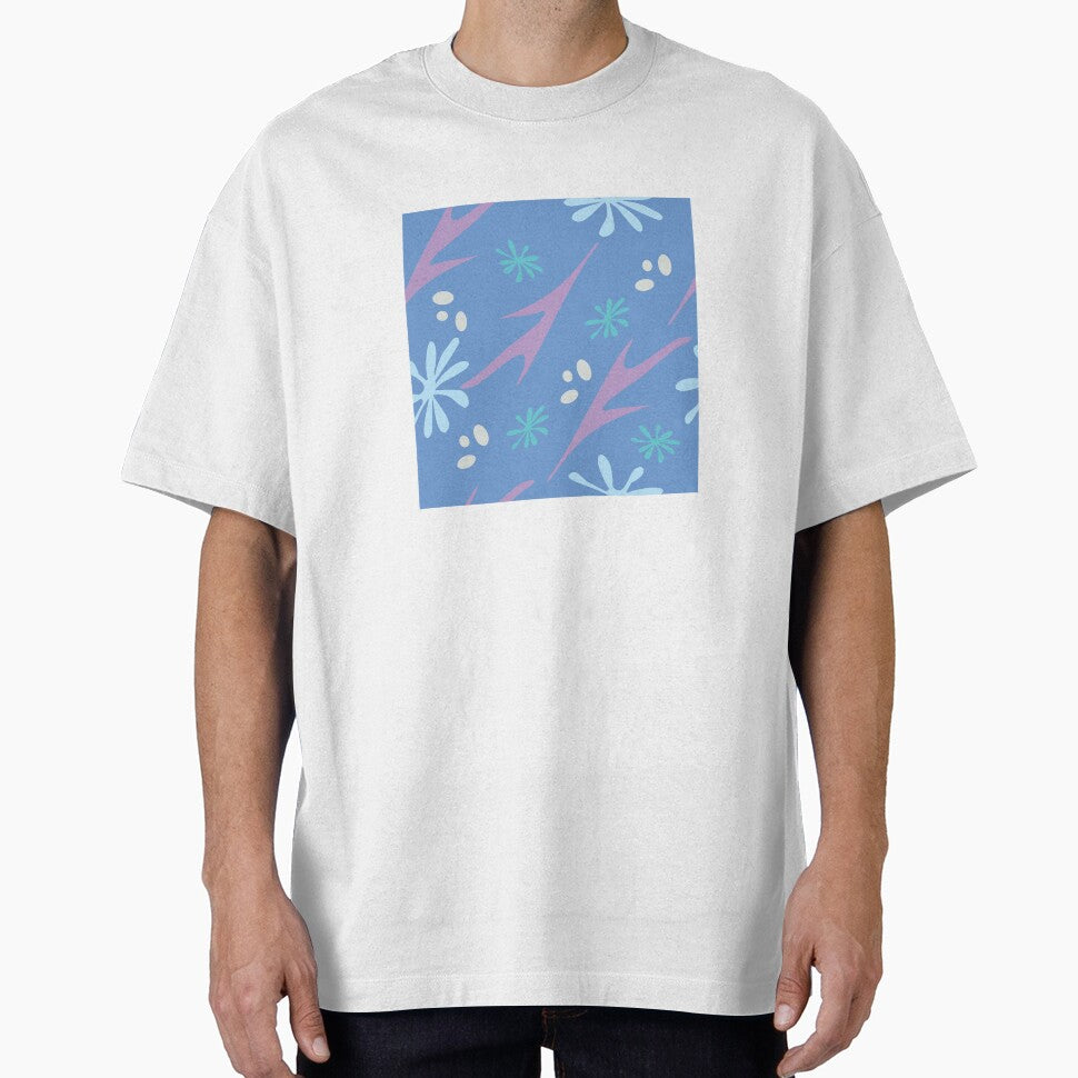Mid-Century Drift - Soft Blue by trieschman
