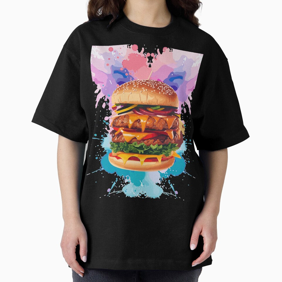 Double Combo Burger - Fast Food Favorite by FridPix